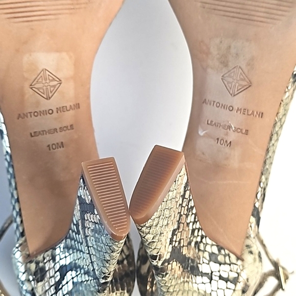ANTONIO MELANI Snakeskin Heels - Picture 14 of 16